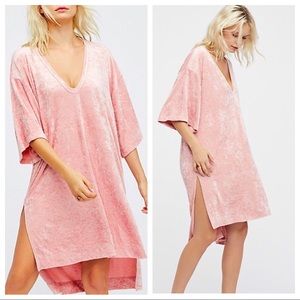 NWT Free People Velvet Tunic Top